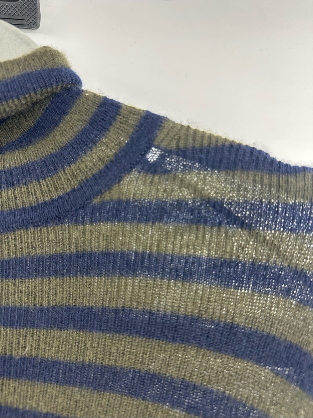 Vince Cashmere Striped Turtleneck Sweater - Picture 3 of 11